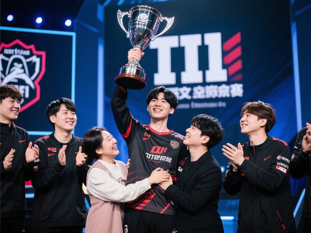 T1晋级:Doran携儿子父亲节温馨庆祝风头尽揽 T1晋级的成功无疑是一份荣耀,但家庭情感